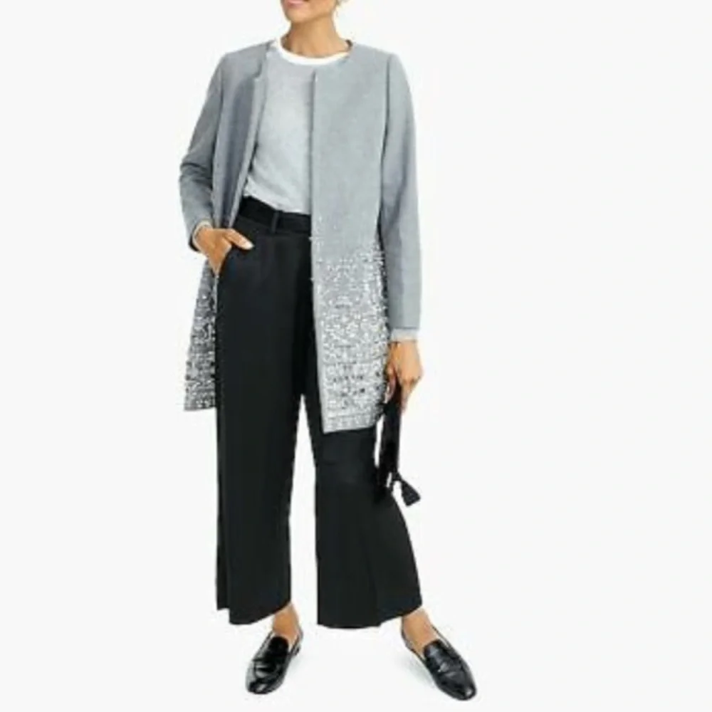 J. Crew collarless crew